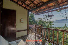 Chalé em Ilhabela, Vista deslumbrante para o mar